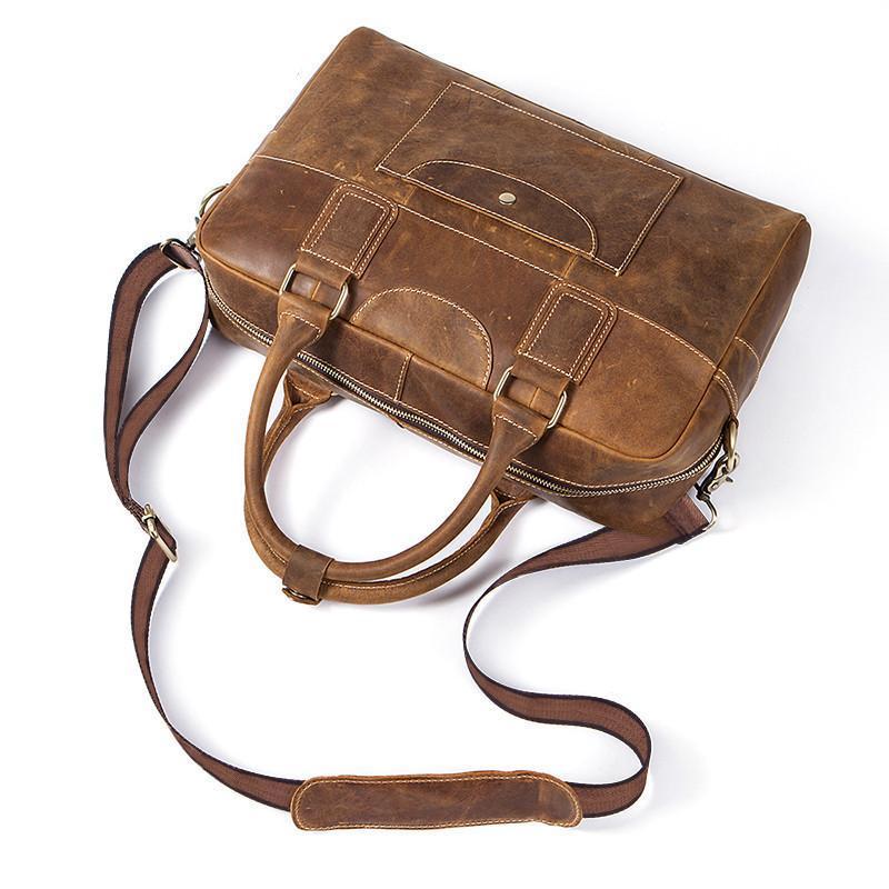 Premium leather outlet messenger bags