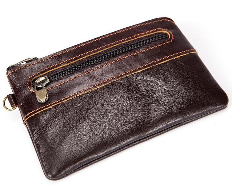 Trendy and Stylish Natural Leather Coin Purse and Card Holder