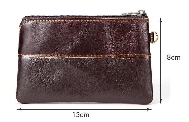  Leather Coin Purse  Mini Pouch Wallet, Genuine